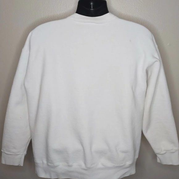Vintage 80s Adult Size XL Sweatshirt Crew Neck 3D Dance Pullover Delta Tag USA - Picture 3 of 6